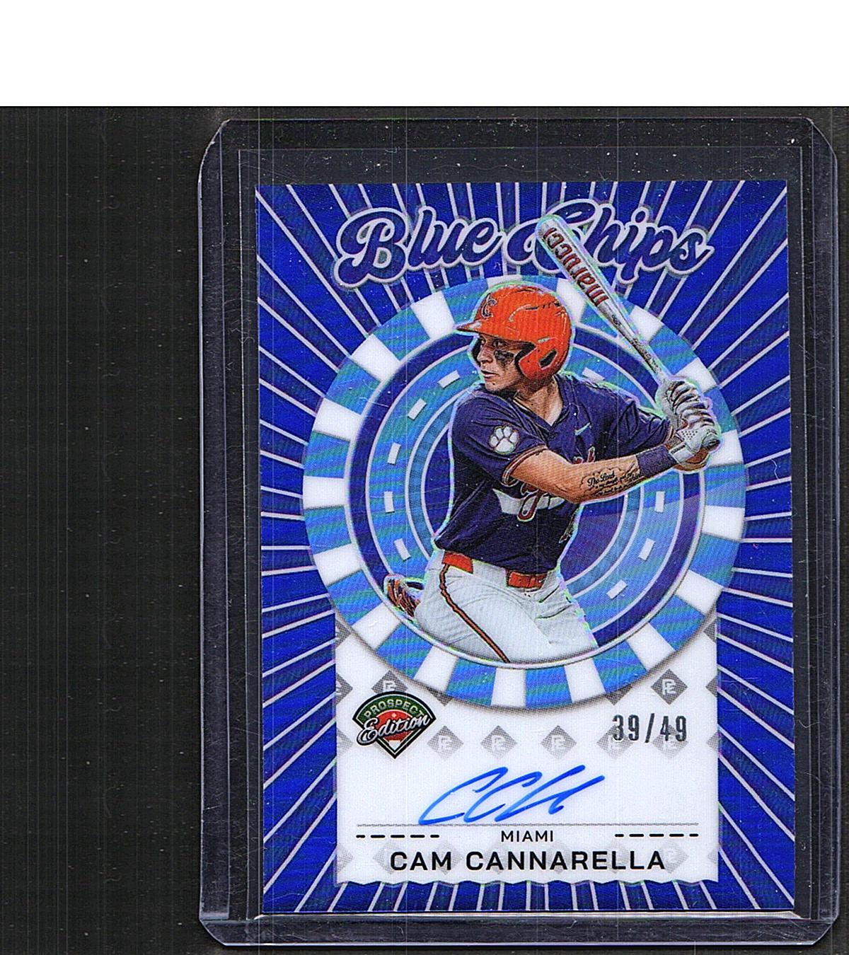 Cam Cannarella #BCS-CC 2025 Panini Prospect Edition SN, Auto