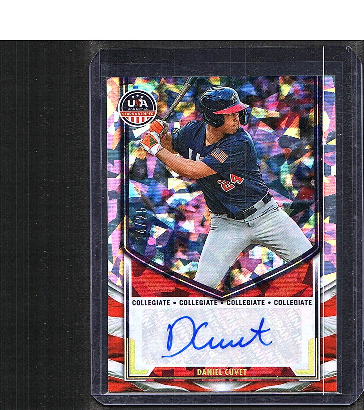 Daniel Cuvet #NTS-DC 2025 Panini Stars & Stripes USA Baseball SN, Auto