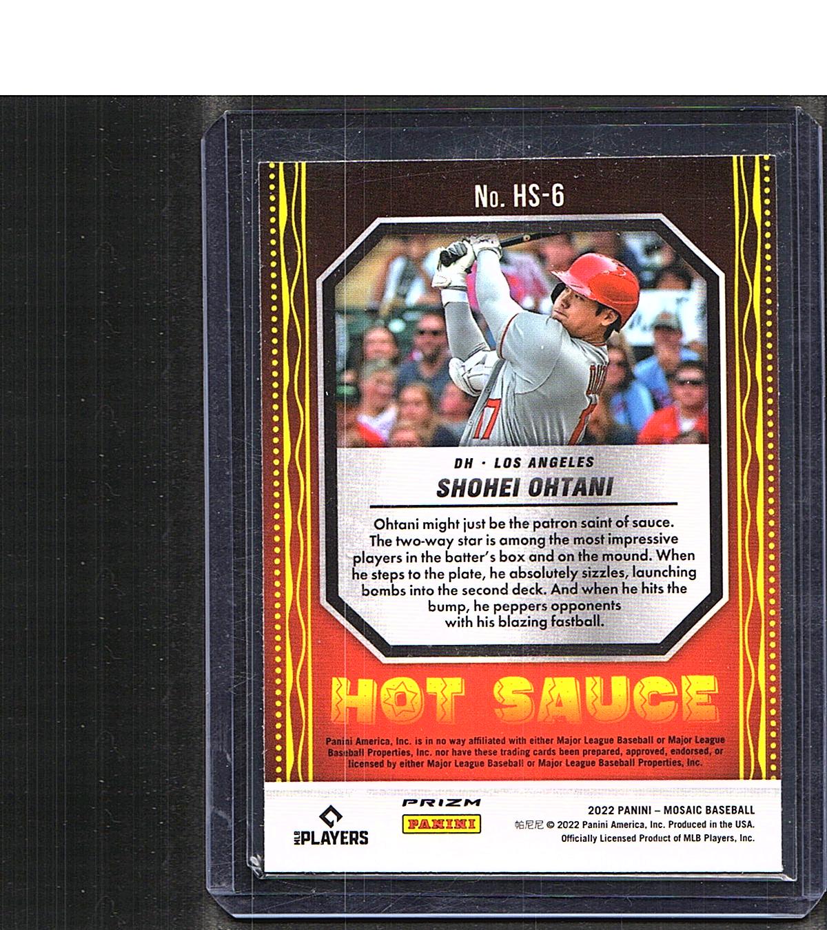 Shohei Ohtani #HS-6 2022 Panini Mosaic