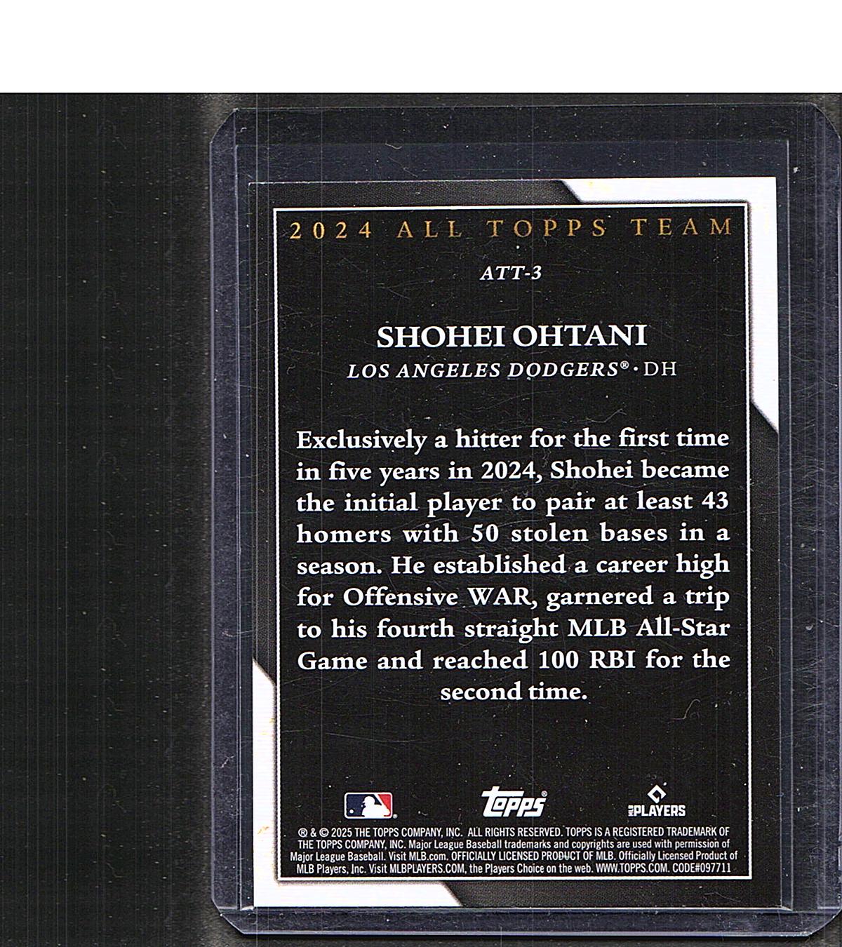 Shohei Ohtani #ATT-3 2025 Topps