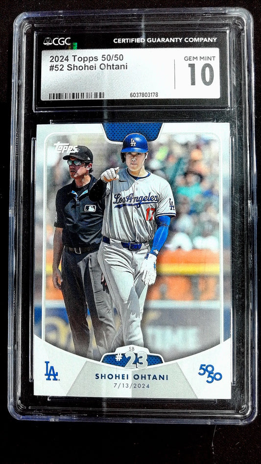 Shohei Ohtani #52 2024 Topps 50/50: Shohei Ohtani