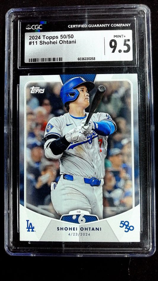 Shohei Ohtani #11 2024 Topps 50/50: Shohei Ohtani