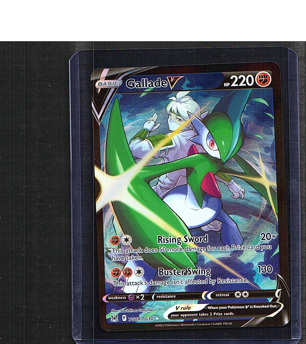 Gallade V #TG19/TG30 SWSH11: Lost Origin Trainer Gallery Ultra Rare, Holo