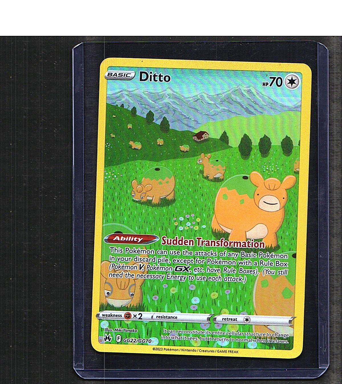 Ditto #GG22/GG70 SWSH: Crown Zenith: Galarian Gallery Ultra Rare, Holo