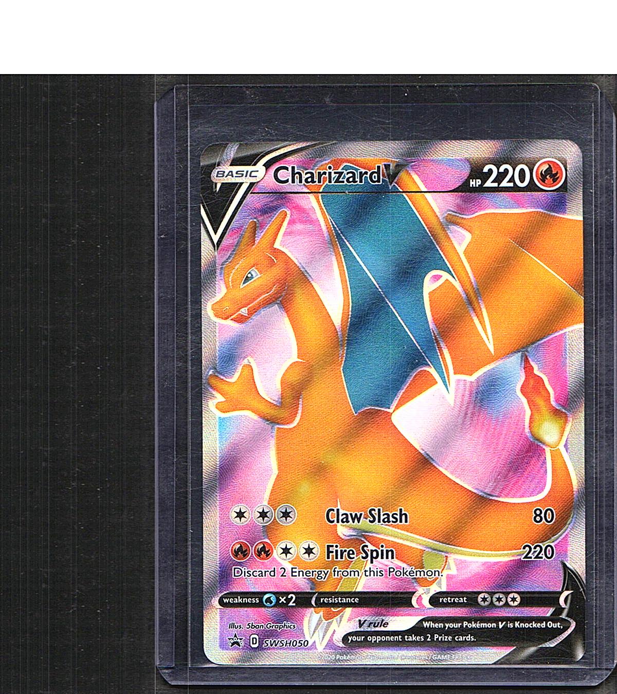 Charizard V #SWSH050 SWSH: Sword & Shield Promo Cards Promo, Holo