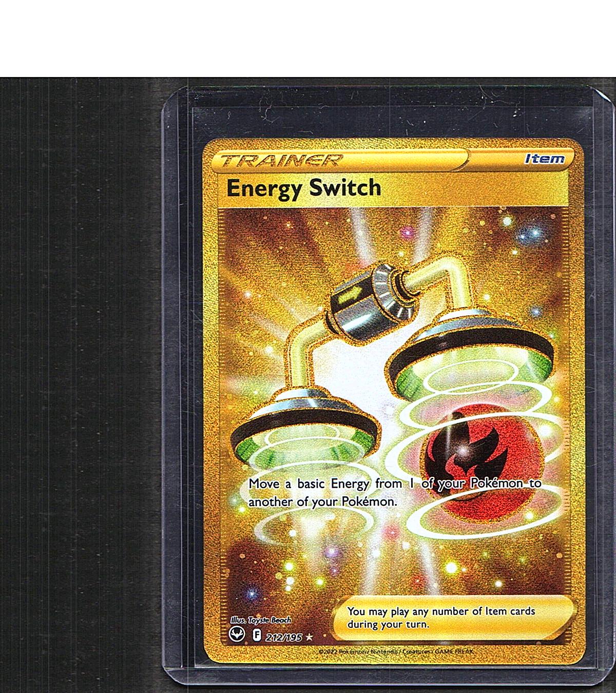 Energy Switch (Secret) #212/195 SWSH12: Silver Tempest Secret Rare, Holo