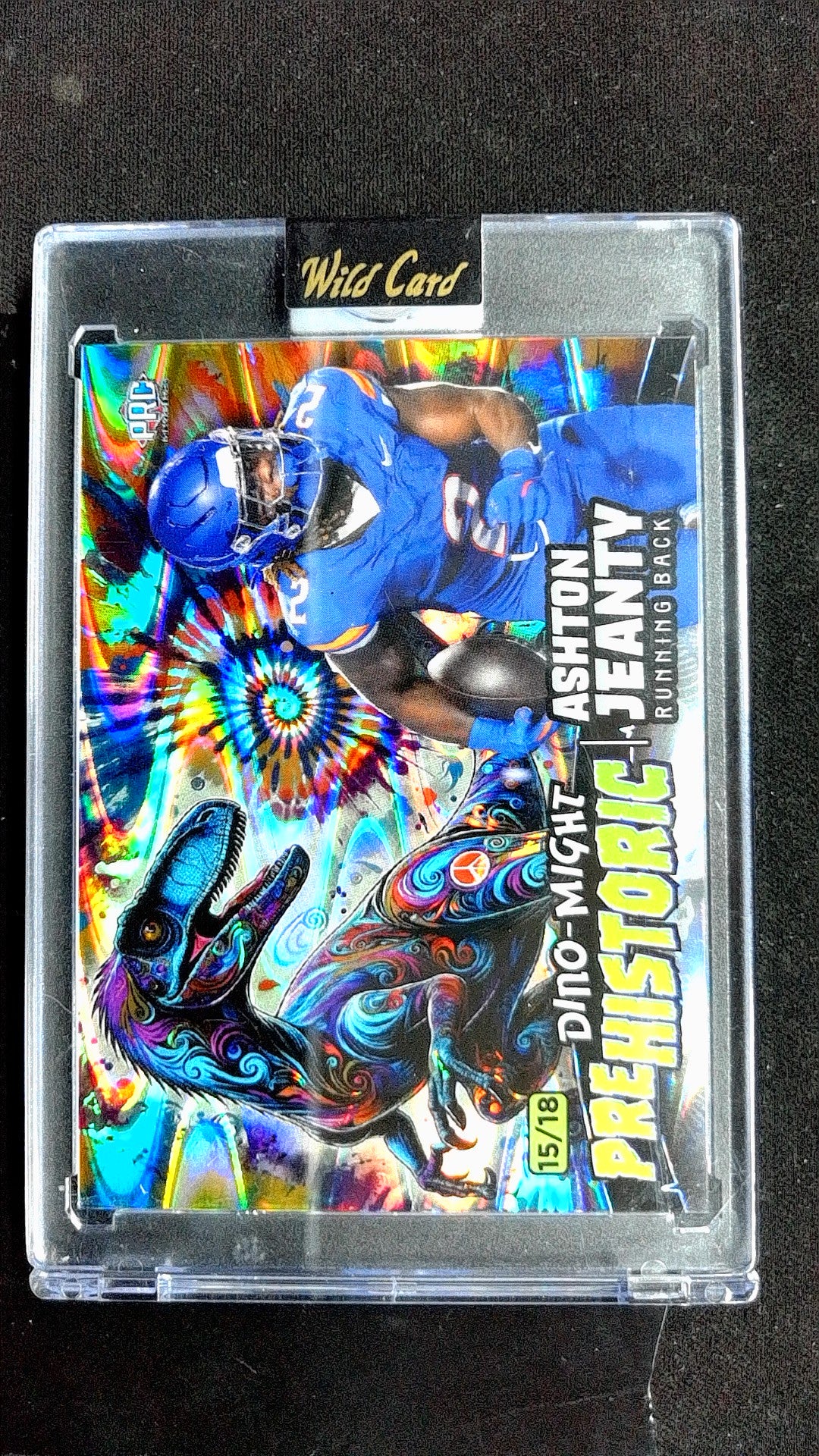 2024 Wild Card Alumination Pre-Historic Football Ashton Jeanty #PHRAP1--AJ #/18