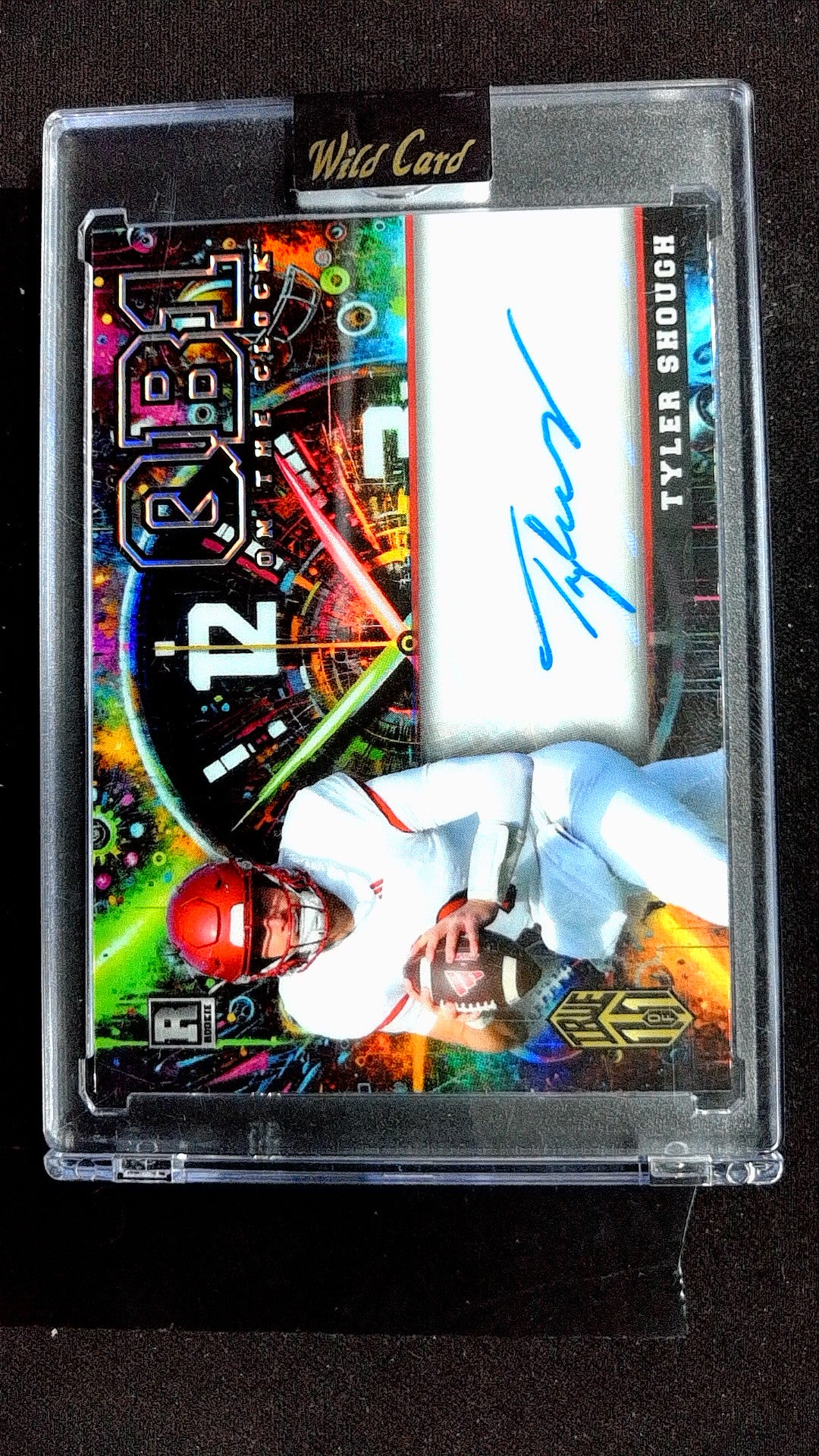 2024 Wild Card QB1 On the Clock Breakers Brick Tyler Shough #OCDD-TS1A #/1 Auto