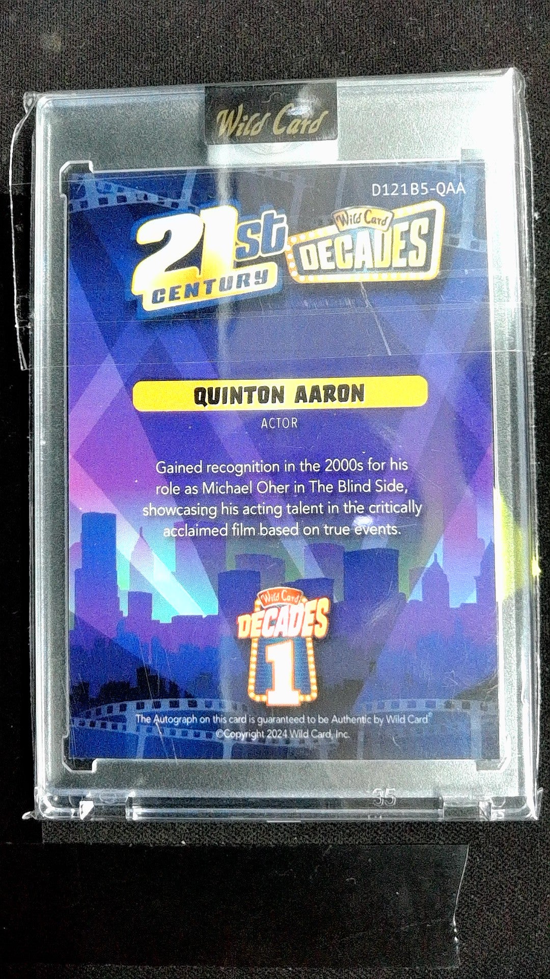 #D121B5QAA Quinton Aaron Wild Card Decades
