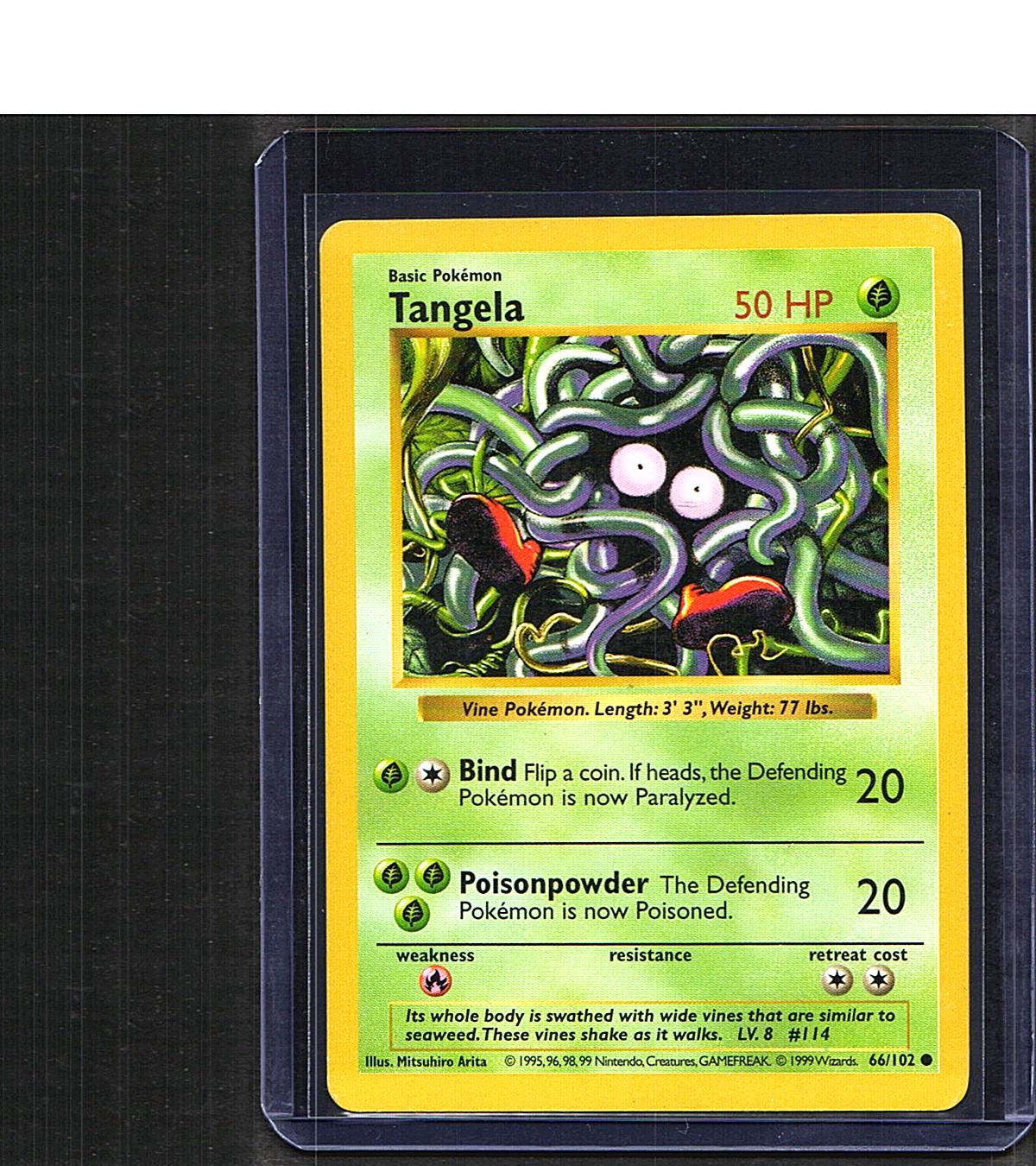 Base Set (Shadowless) Tangela #066/102