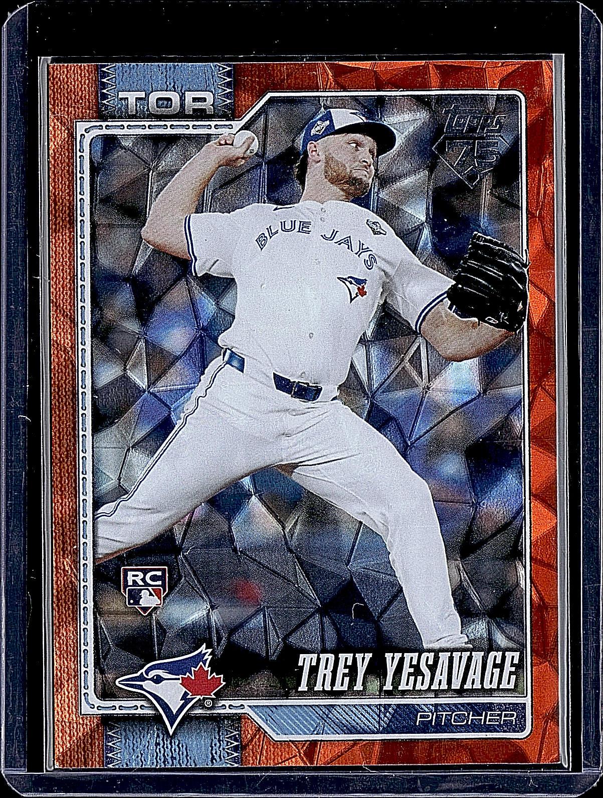 2026 Topps #620 Trey Yesavage Orange Diamante Foil #/25