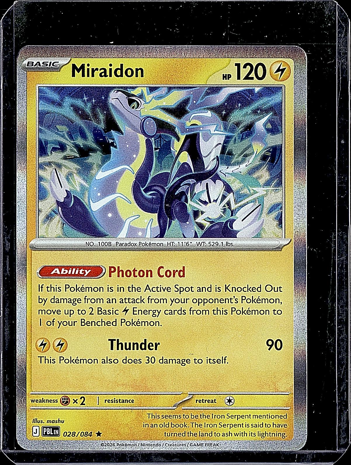 ME05: Pitch Black #028/084 Miraidon