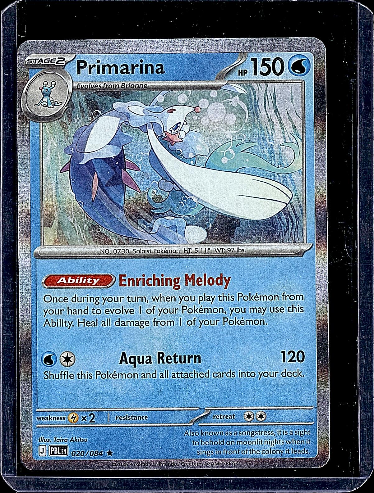 ME05: Pitch Black #020/084 Primarina
