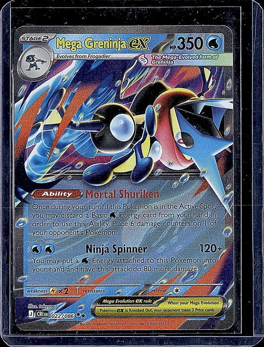 ME04: Chaos Rising #022/086 Mega Greninja ex