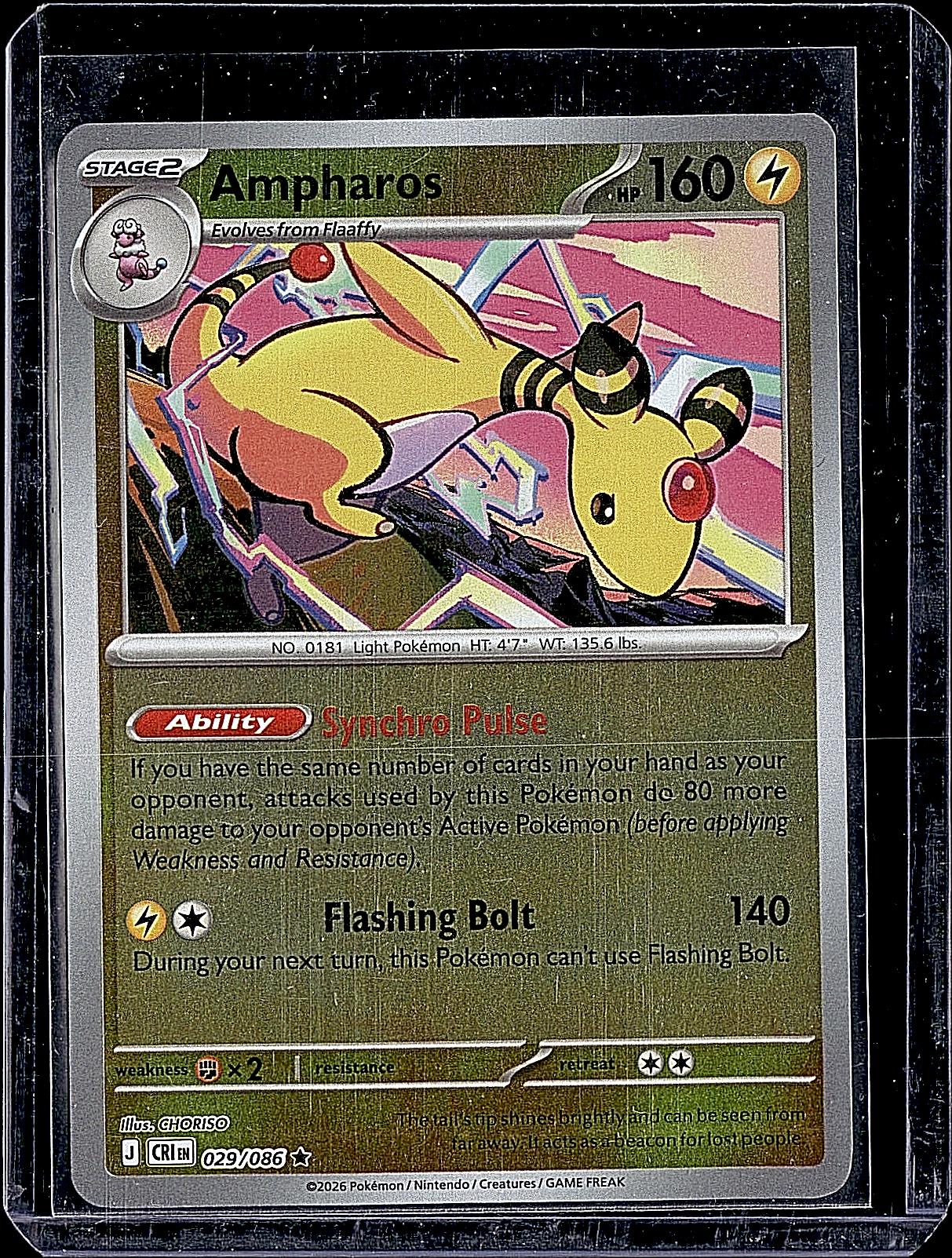 ME04: Chaos Rising #029/086 Ampharos