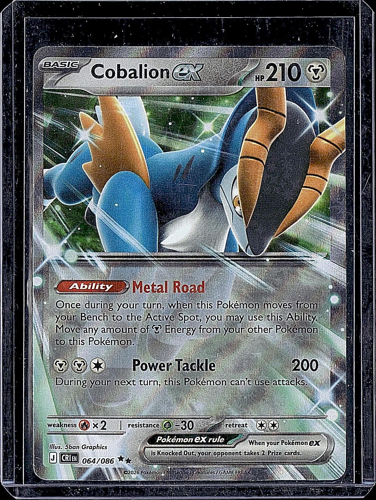 ME04: Chaos Rising #064/086 Cobalion ex