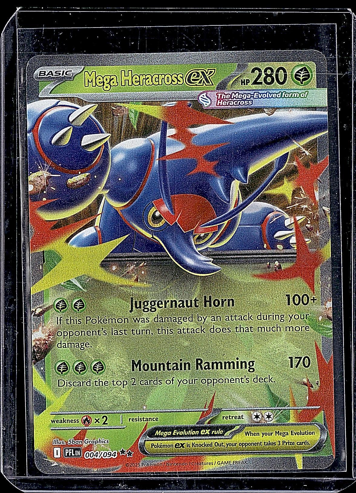 ME02: Phantasmal Flames #004/094 Mega Heracross ex