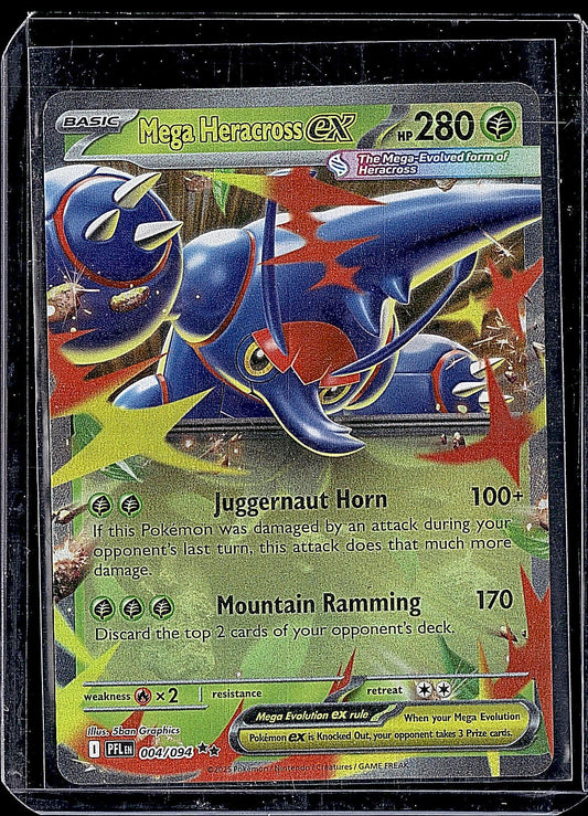 ME02: Phantasmal Flames #004/094 Mega Heracross ex