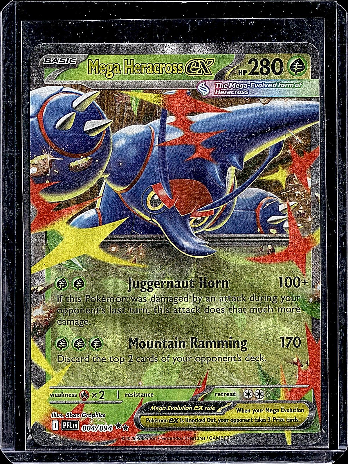ME02: Phantasmal Flames #004/094 Mega Heracross ex
