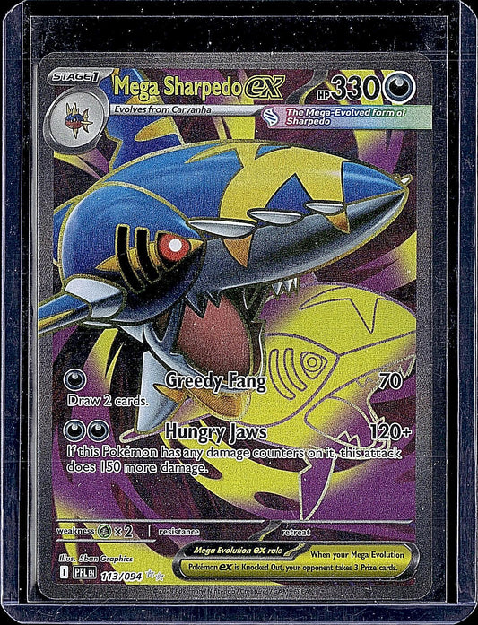 ME02: Phantasmal Flames #113/094 Mega Sharpedo ex