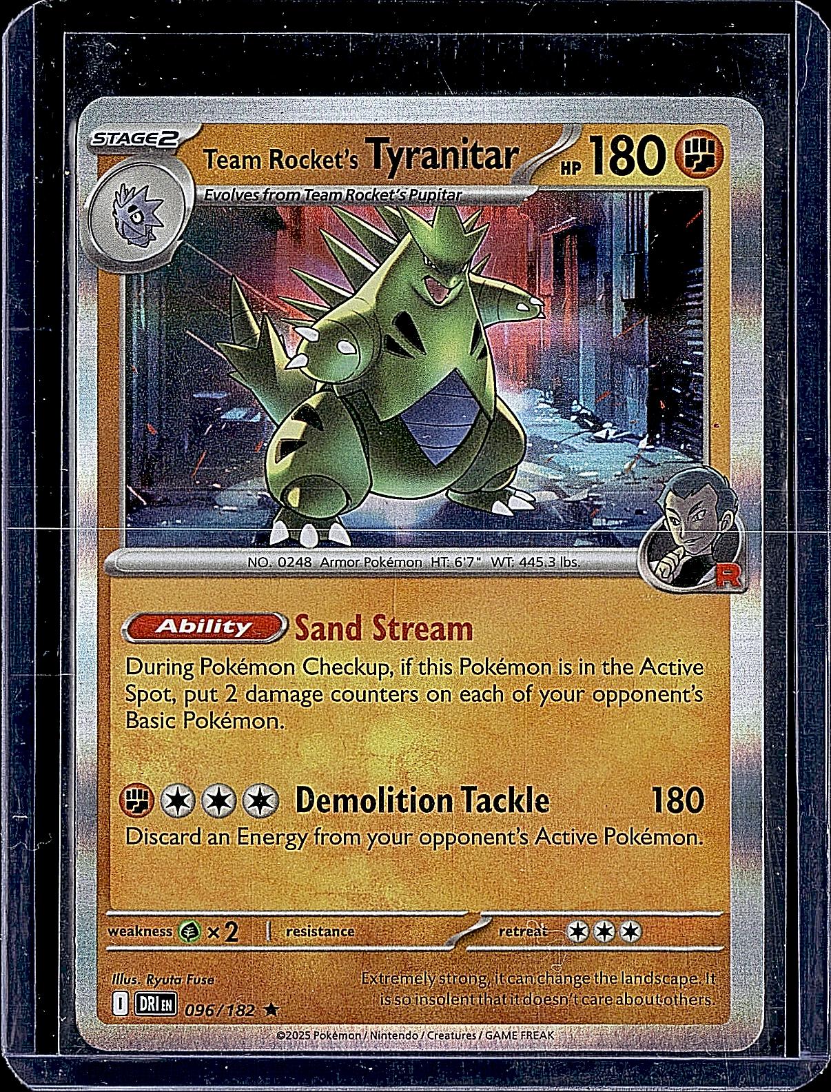 SV10: Destined Rivals #096/182 Team Rocket's Tyranitar