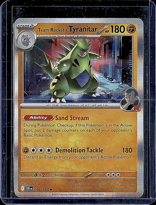 SV10: Destined Rivals #096/182 Team Rocket's Tyranitar