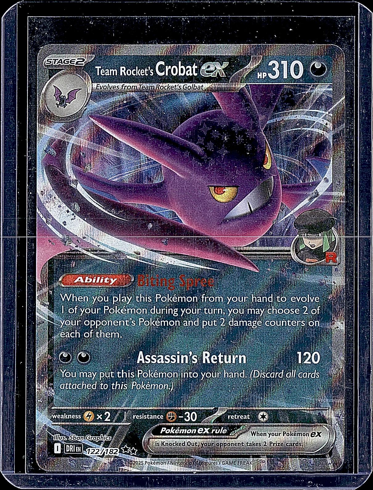 SV10: Destined Rivals #122/182 Team Rocket's Crobat ex