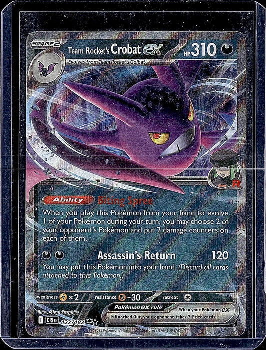 SV10: Destined Rivals #122/182 Team Rocket's Crobat ex
