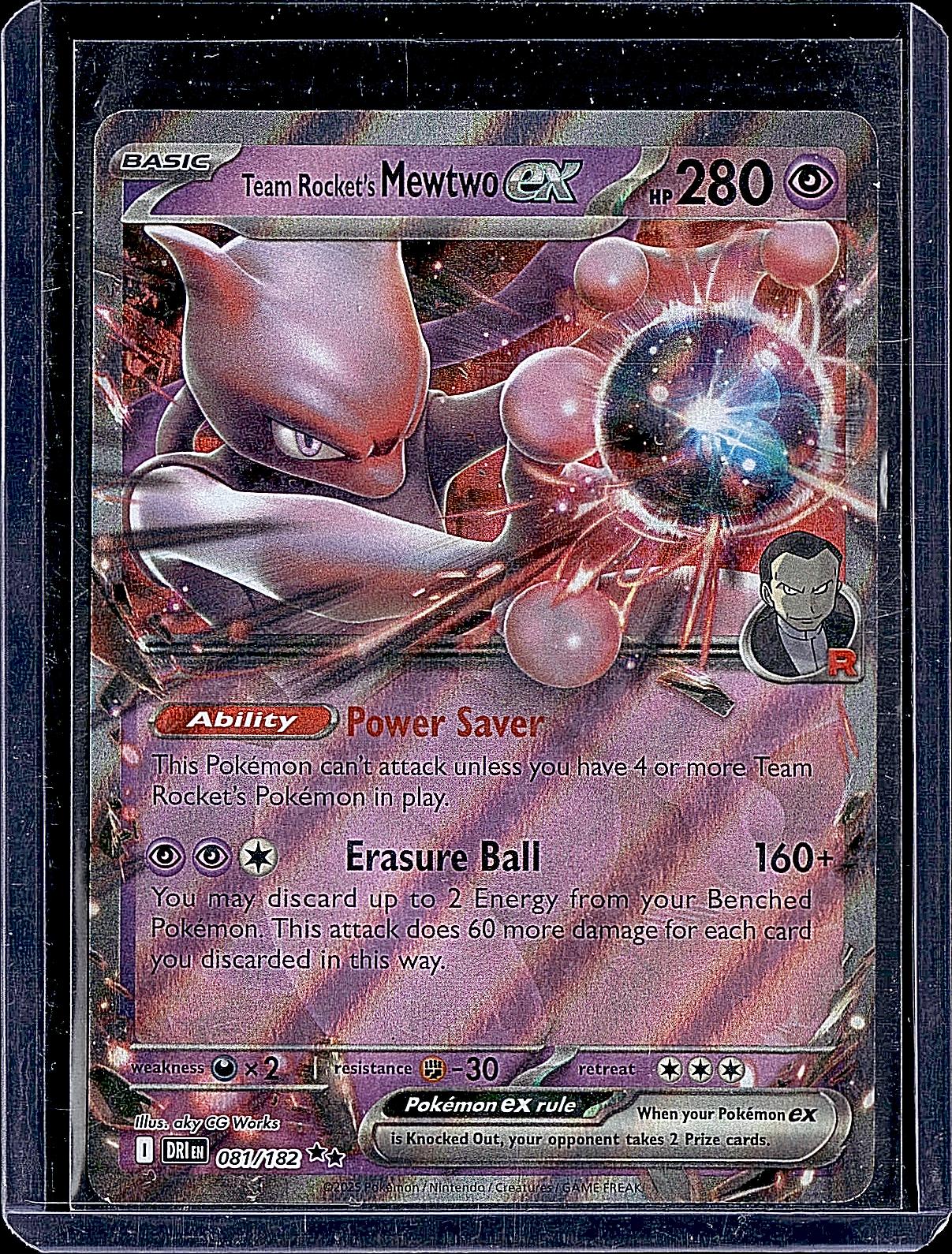 SV10: Destined Rivals #081/182 Team Rocket's Mewtwo ex