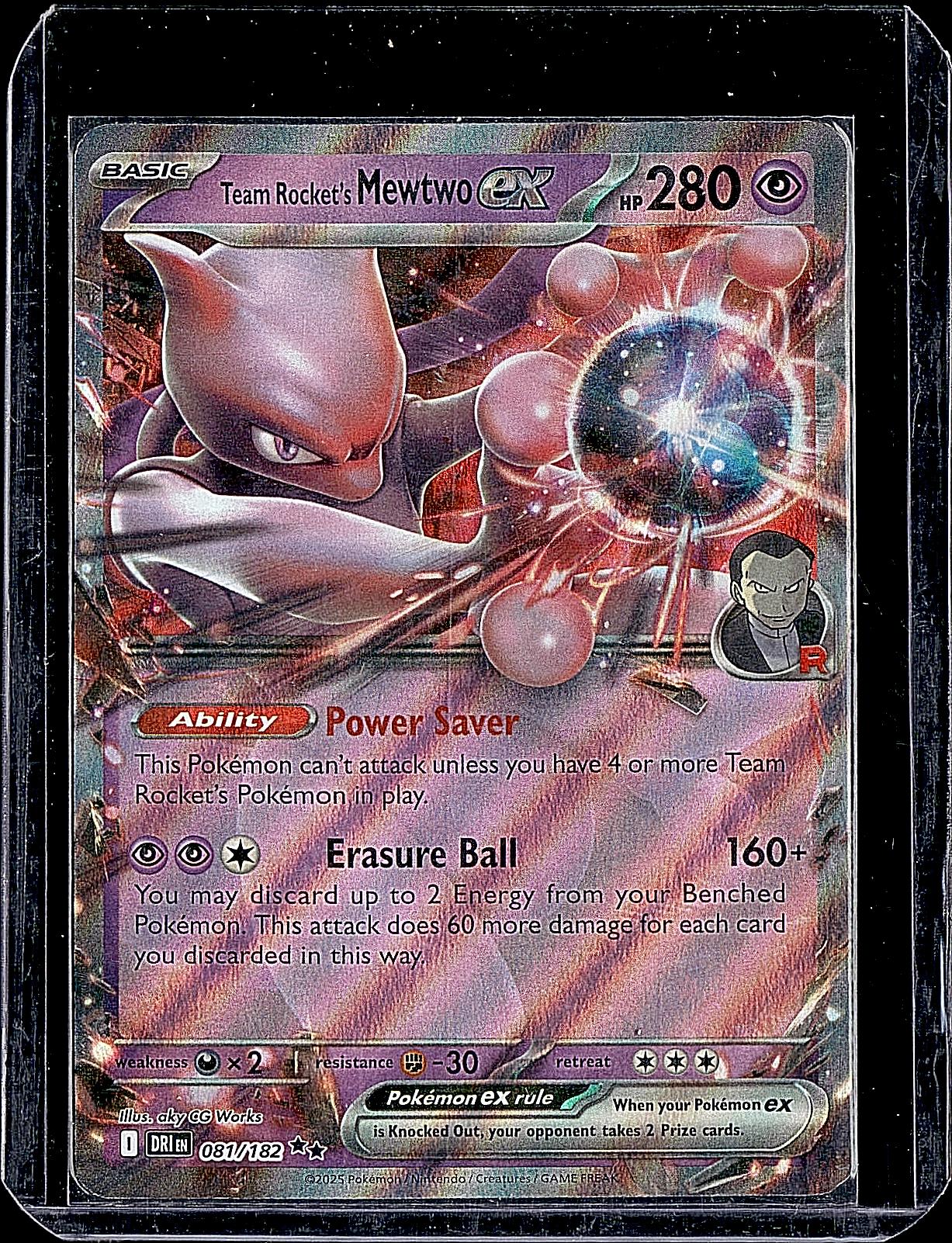 SV10: Destined Rivals #081/182 Team Rocket's Mewtwo ex