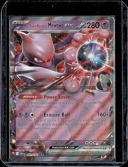 SV10: Destined Rivals #081/182 Team Rocket's Mewtwo ex