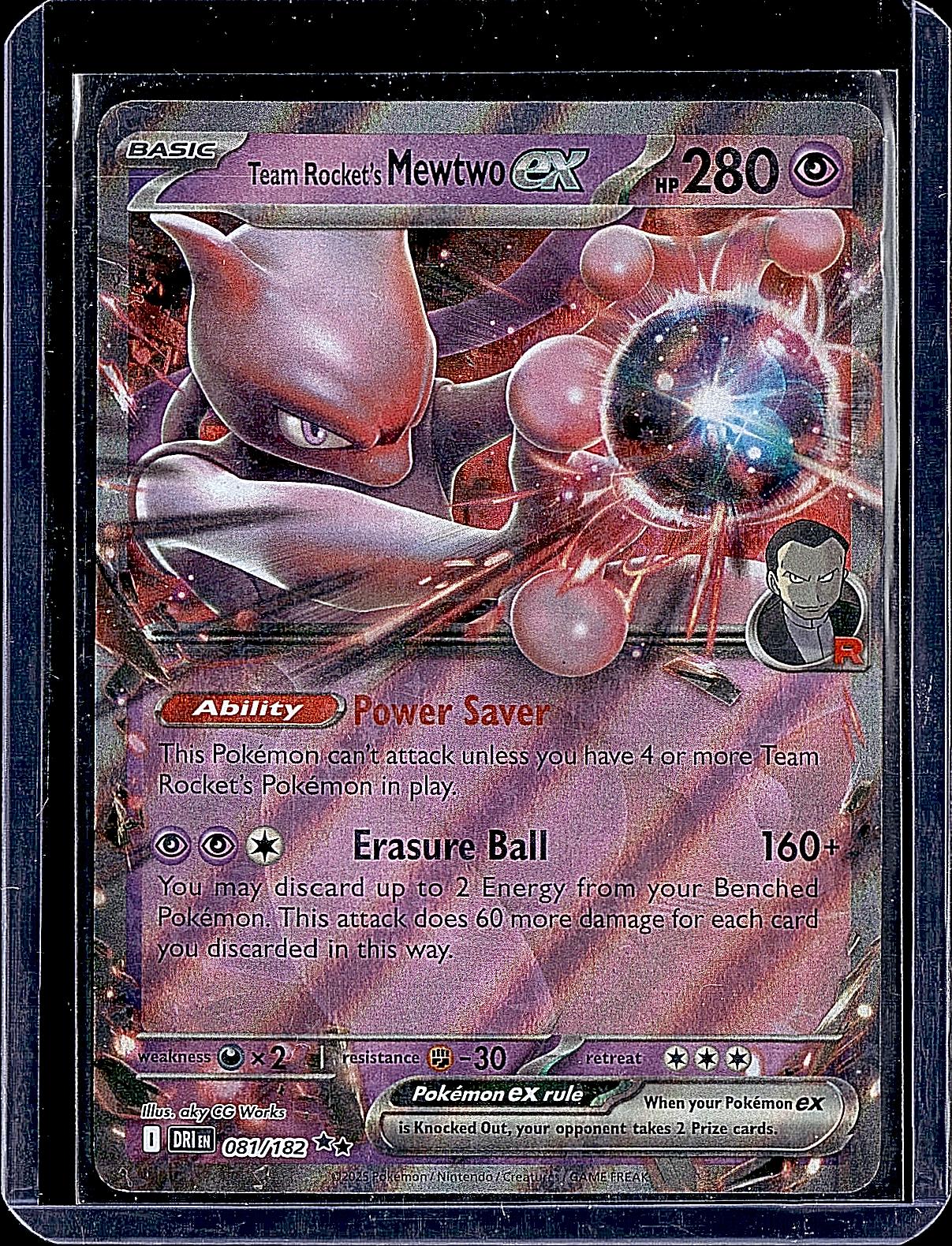 SV10: Destined Rivals #081/182 Team Rocket's Mewtwo ex
