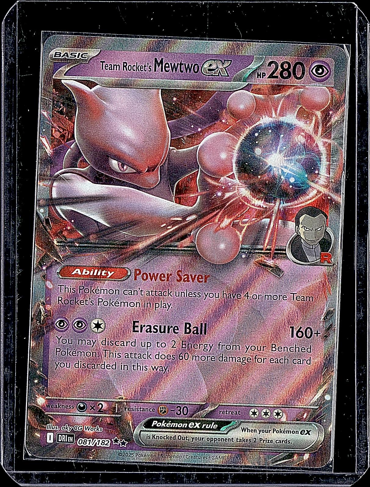 SV10: Destined Rivals #081/182 Team Rocket's Mewtwo ex