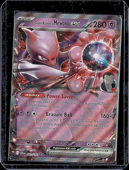 SV10: Destined Rivals #081/182 Team Rocket's Mewtwo ex