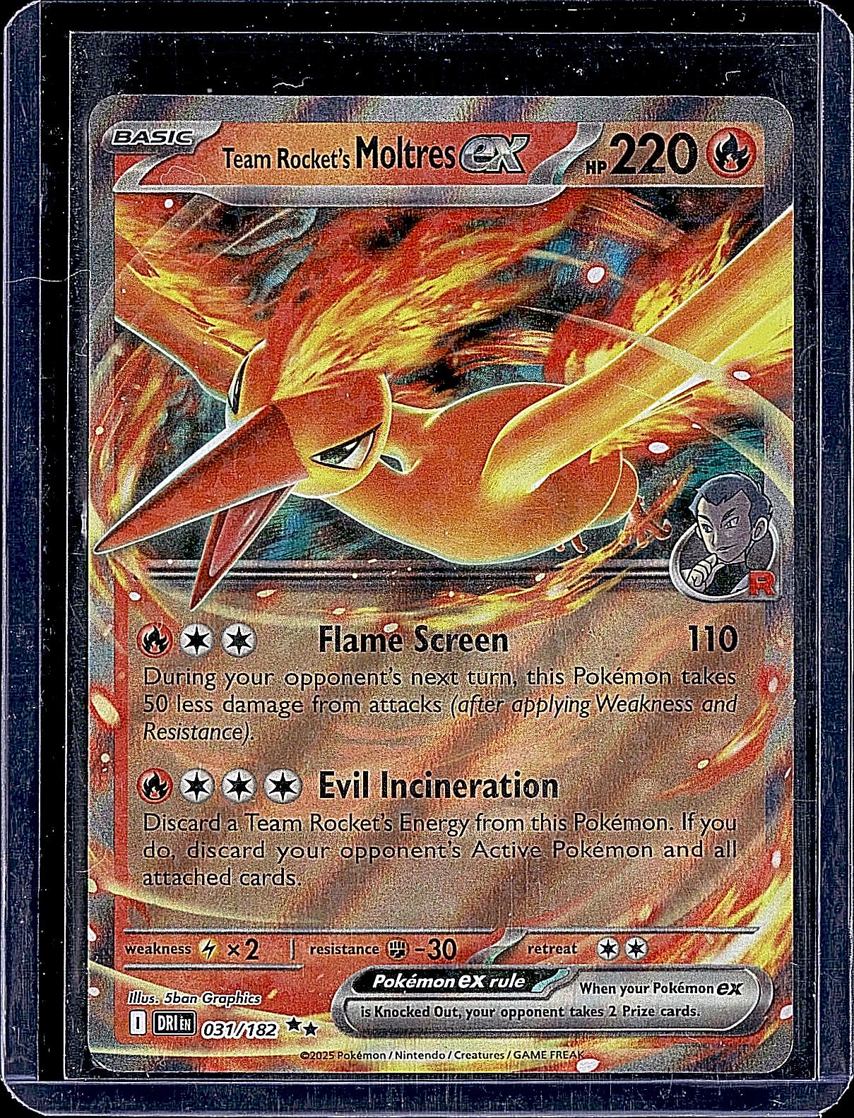 SV10: Destined Rivals #031/182 Team Rocket's Moltres ex