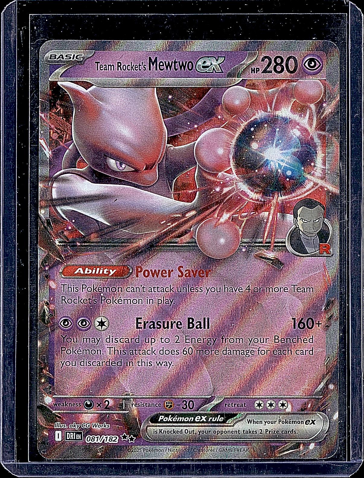 SV10: Destined Rivals #081/182 Team Rocket's Mewtwo ex