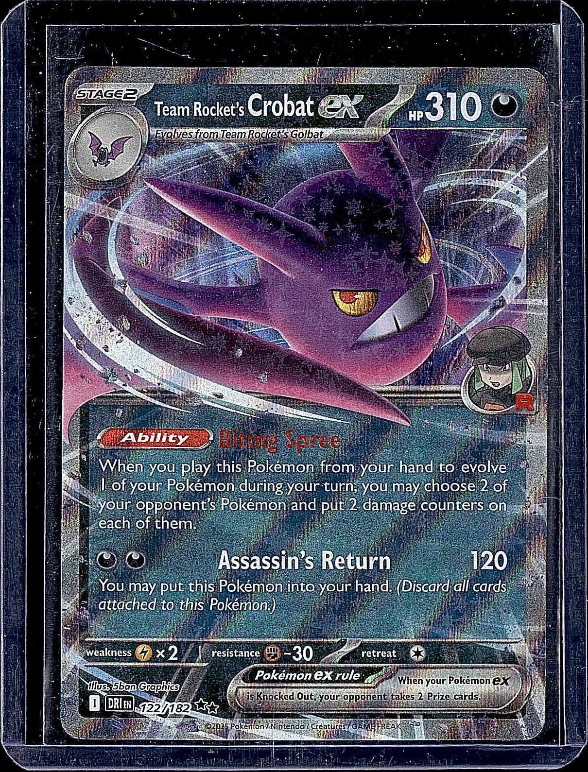 SV10: Destined Rivals #122/182 Team Rocket's Crobat ex