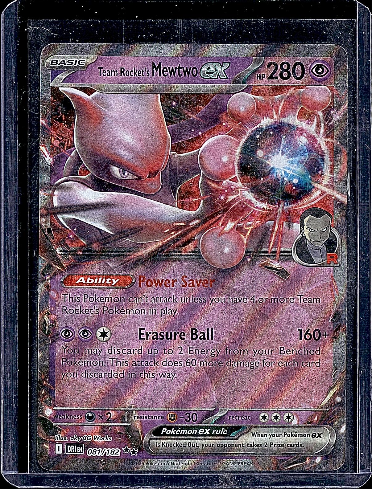 SV10: Destined Rivals #081/182 Team Rocket's Mewtwo ex