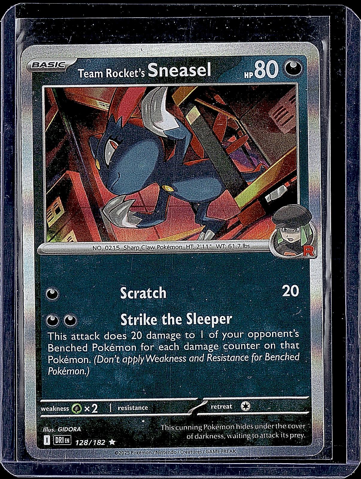 SV10: Destined Rivals #128/182 Team Rocket's Sneasel