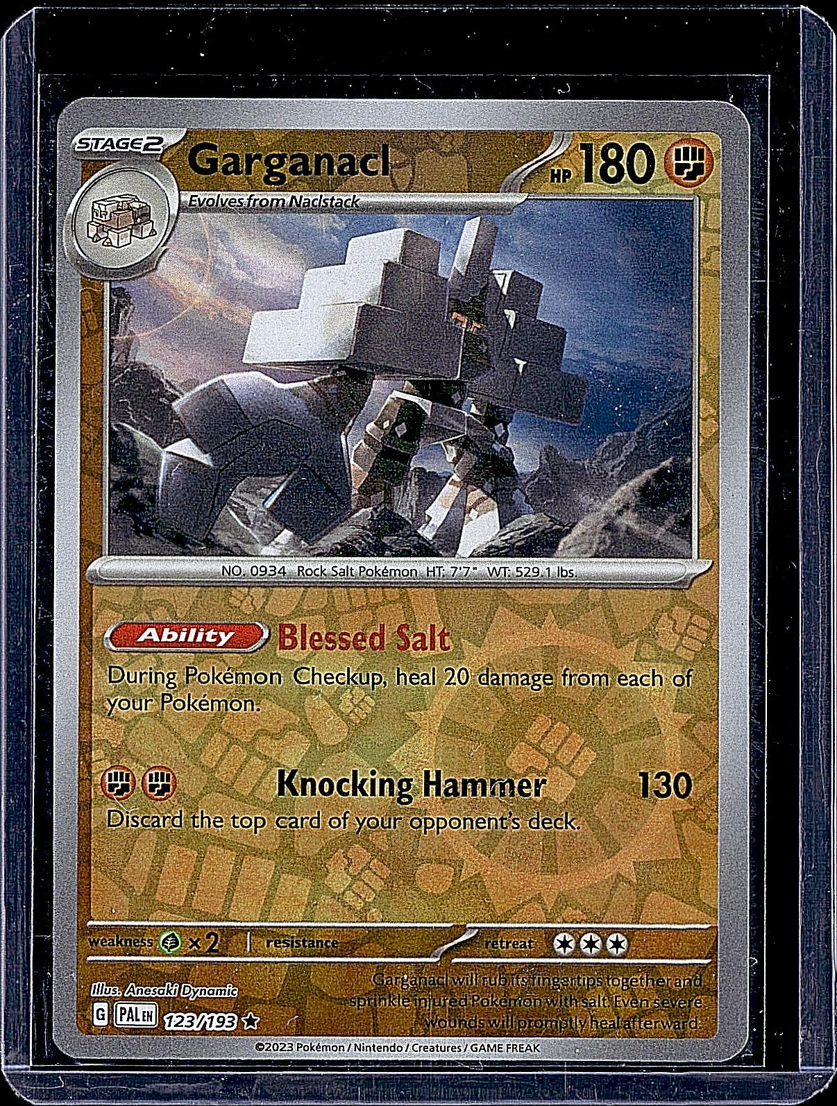 SV02: Paldea Evolved #123/193 Garganacl