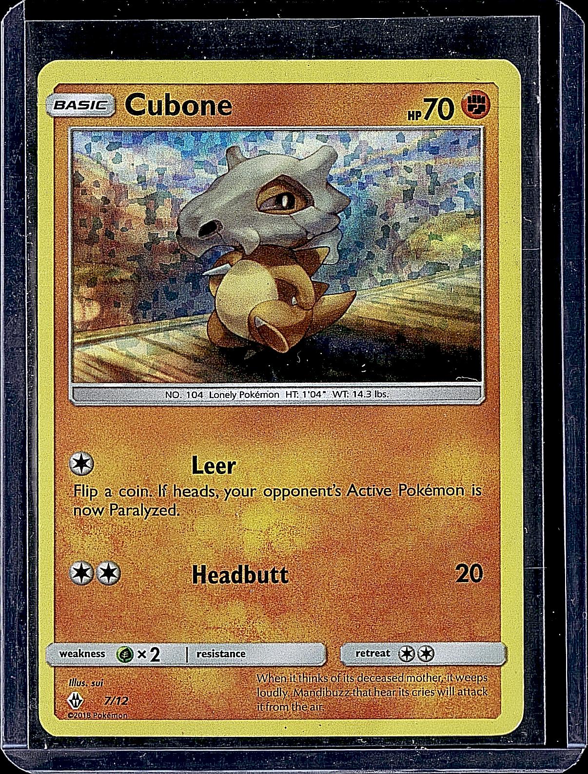 McDonald's Promos 2018 #007/012 Cubone