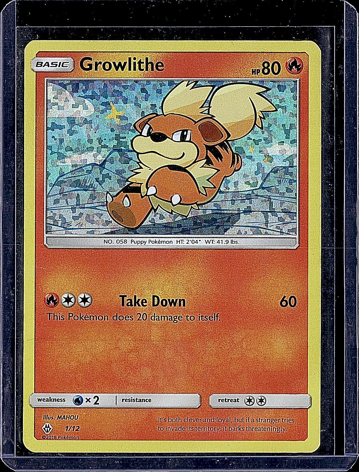 McDonald's Promos 2018 #001/012 Growlithe