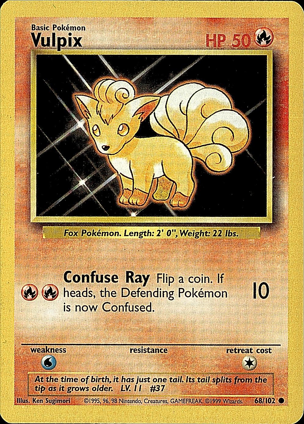 Base Set #068/102 Vulpix