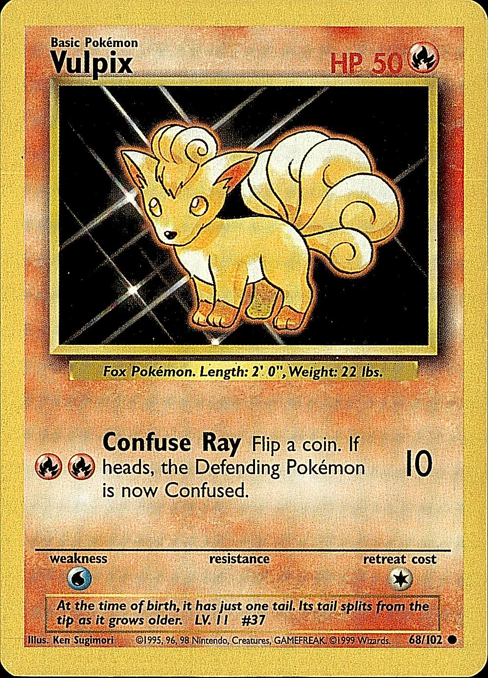 Base Set #068/102 Vulpix