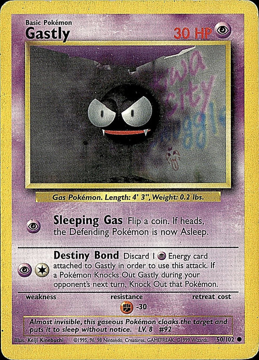 Base Set #050/102 Gastly