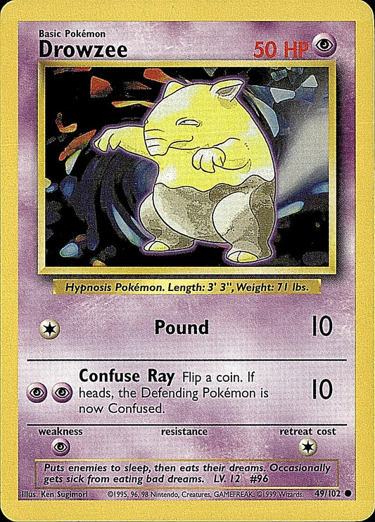 Base Set #049/102 Drowzee