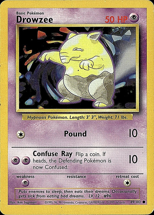 Base Set #049/102 Drowzee