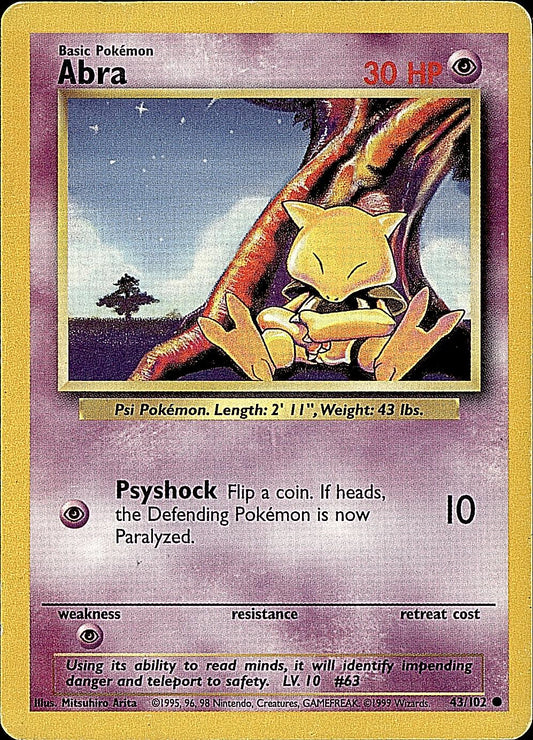 Base Set #043/102 Abra