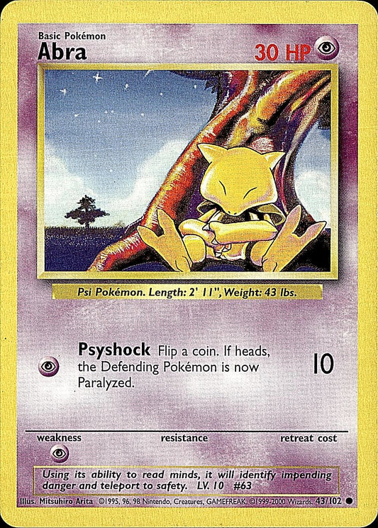 Base Set #043/102 Abra