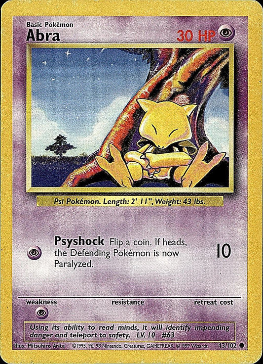 Base Set #043/102 Abra